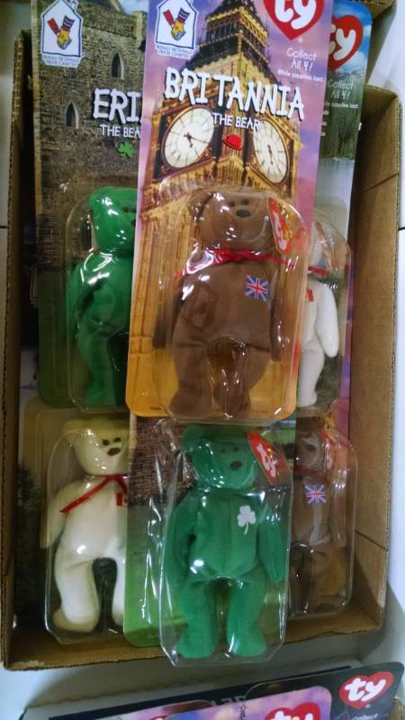 lot 1058 image: 6 Ty Beanie Babies