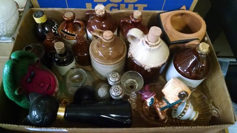 lot 1091 image: Lot of Crock Jugs & Misc. items