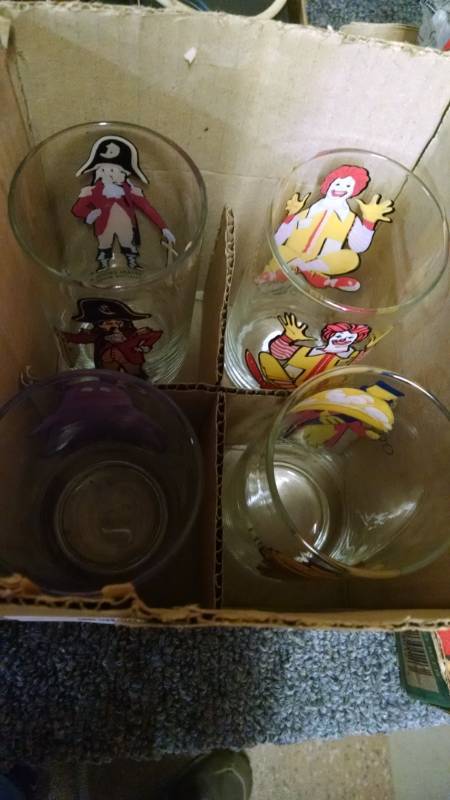 lot 1100 image: Lot of McDonalds Character Glasses