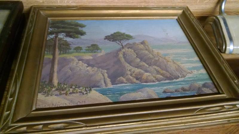 lot 1121 image: 2 Framed Oil Paintings by E.W. Nicholson