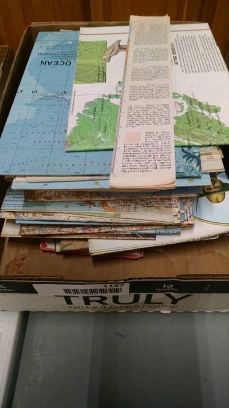 lot 1187 image: Lot of misc. Road Maps