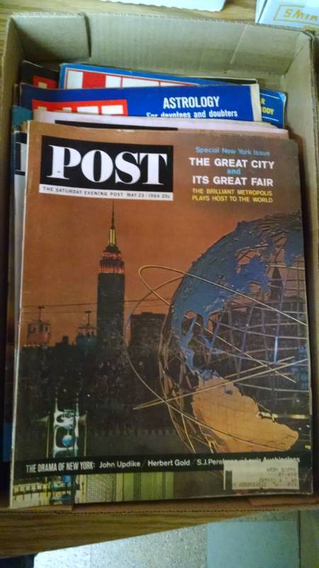 lot 1243 image: Asstd Post, Look & Life Magazines