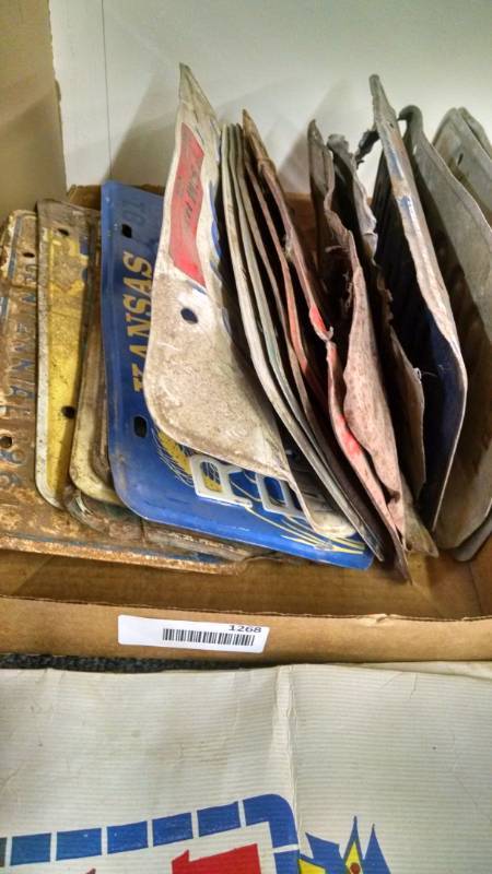 lot 1268 image: Lot of License Plates