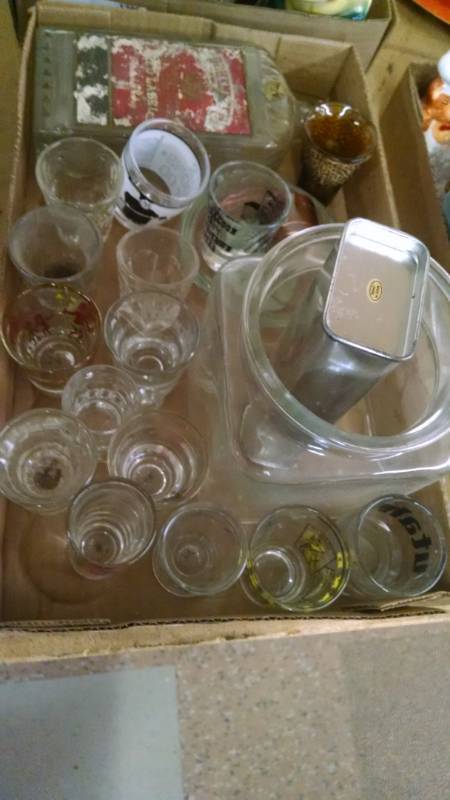 lot 1284 image: Lot of Shot Glasses etc.