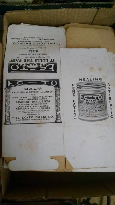 lot 1299 image: Lot of EC-TO Balm Boxes