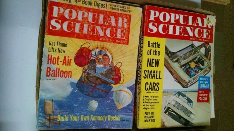 lot 1336 image: Popular Science Magazines
