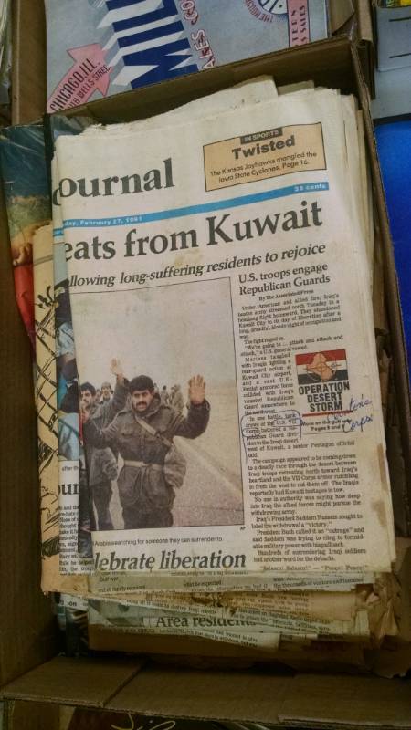 lot 1344 image: Old Newspapers