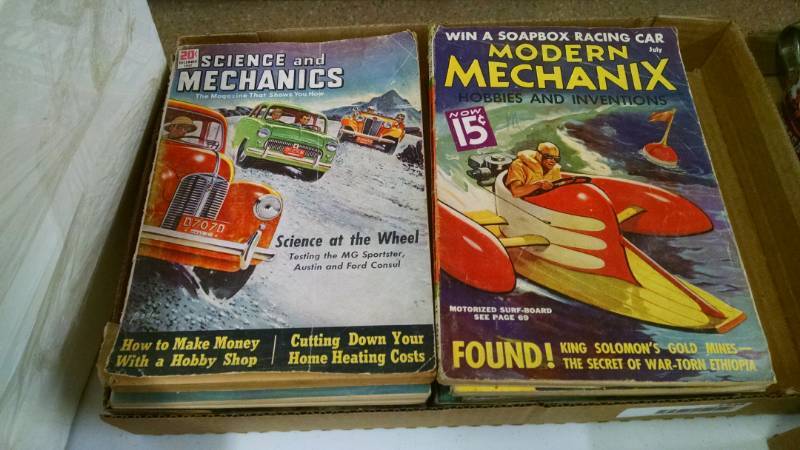 lot 1348 image: Modern Mechanix & Science and Mechanics Magazines