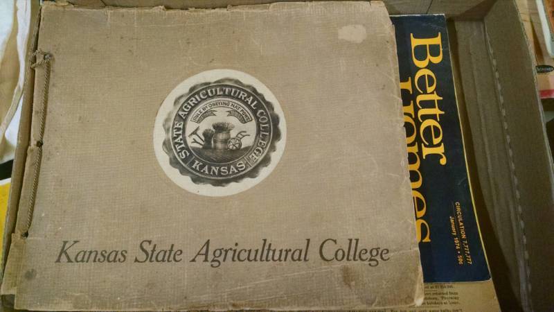 lot 1368 image: Kansas State Agricultural College Publications