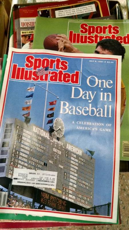 lot 1432 image: Box of Sports Illustrated