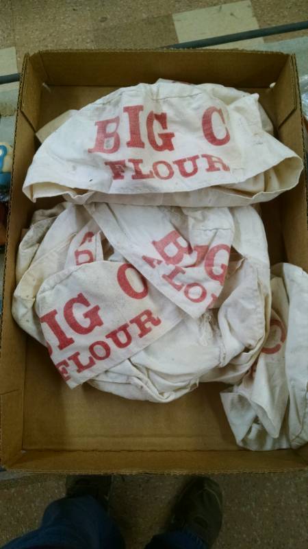 lot 1437 image: Lot of Big C Flour Skull Caps
