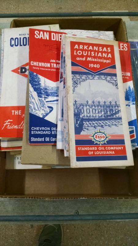 lot 1441 image: Box Lot of Maps