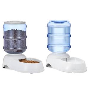 lot 2002 image: Amazon Basics Gravity Pet Water Dispenser for Cat and Dog, Easy to Clean, 1 Gallon Capacity, Small, Gray - Retail $21