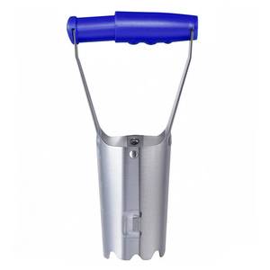 lot 2027 image: XVBITOR Bulb Planter Tool, Bulb Planter with Depth Markers and Bend Free for Planting Bulbs and Digging, Designed Automatic Soil Releasing Seed for Tulips, Dahlias, Daffodils - Retail $8