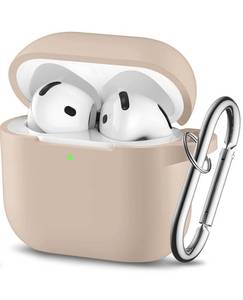 lot 2072 image: Dgege for Airpods 4th Generation Case Cover(2024),Soft Silicone Full Protective Case for AirPods 4 Case with Keychain, Compatible with Apple Airpods 4 for Women, Men - Retail $9