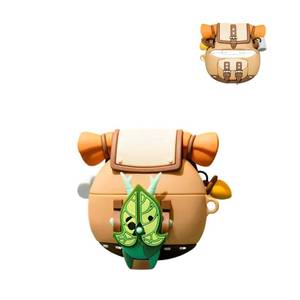 lot 2109 image: Silicone Korok Case Compatible with Airpods 21 with Keychain, Cute Kawaii Anime Yahaha Shockproof Protective Cover for AirPods 2&1 for Kids Boys - Retail $12