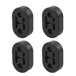 lot 2157 image: 4PCS Exhaust Hangers Heavy duty vehicle insulator anti-corrosion rubber hanger 2 Holes 0.47 Inch,exhaust system muffler hanger,Universal Car Accessoriesr (4, 0.47in-2 holes) - Retail $9