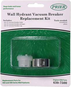 lot 2177 image: Prier 630-7500 Vacuum Breaker Service Parts Kit - 2 Pack - Retail $15