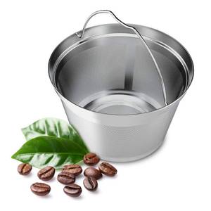 lot 2180 image: Nicelucky Reusable 4-5cup basket Replacement coffee filters- stainless steel Permanent coffee filter fits for Mr.coffee maker and brewer - Retail $10