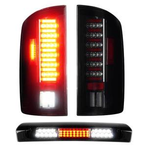 lot 2190 image: Gubebaili LED Tail Light  3rd Brake Light Fit for Dodge Ram 1500 2002-2006,Fit for Dodge Ram 2500 3500 2003-2006, Chrome Housing Smoke Lens - Retail $107