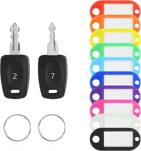 lot 2197 image: TSA Key��Travel Sentry Approved 007 002 Universal Lock Key Master Suitcase Keys with for Forgotten Password Combinations of Luggage Locks Password Combination Forgetting Solution (Two Random Colors) - Retail $5