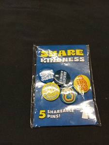 lot 2204 image: Dutch Bros Set of Pins 5 Count&nbsp