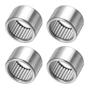 lot 2230 image: uxcell 2 Pcs B-1412 Needle Roller Bearings 78 x 1-18 x 34 inch Full Complement Drawn Cup, Open End, Chrome Steel Bearing - Retail $15