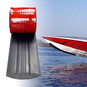 lot 2247 image: TONGMO Keel Guard Self-Adhesive Shield Keel Guard for Protecting Fiberglass and Specific Aluminum Boats from Rocks, Oyster Beds, and Scratches-5 Inche Wide (Black, 4FT for Boat Up to 14FT) - Retail $60