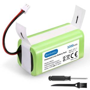 lot 2259 image: Senharbu 3200mAh RVBAT850 Battery Replacement for Shark Vacuum - Compatible with Shark Ion R75, RV761, RV850C, RV1000S, RV1100VL, RV101AE, UR1000SR, RV700_N, RV720_N (2-Prong Connector ONLY) - Retail $20