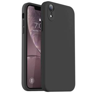 lot 2288 image: Vooii Compatible with iPhone XR Case, Upgraded Liquid Silicone with Flat Edges Camera Protection Soft Anti-Scratch Microfiber Lining Phone Case for iPhone 10 XR 6.1 inch - Black - Retail $8