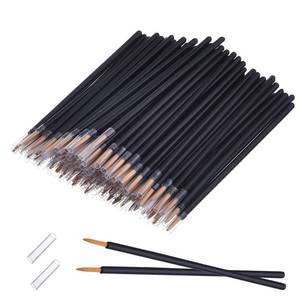 lot 2291 image: eBoot 100 Pack Disposable Eyeliner Brush Eyelash Serum Brushes Eyeshadow Applicator Eye Lash Wands Makeup Tool - Retail $10