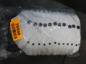 lot 26598 image: New 12pck White & Black L-XL Ball Caps