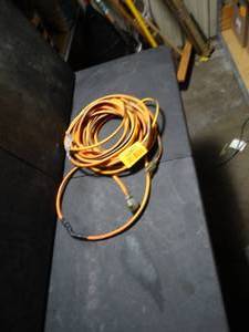 lot 22692 image: Orange & Black Extension Cord