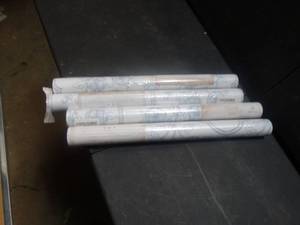 lot 22733 image: 4 vinyl wallpaper rolls flower design