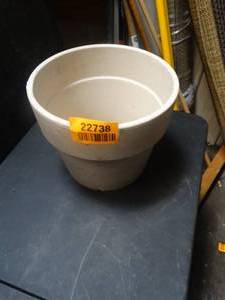 lot 22738 image: Grey Flower Pot