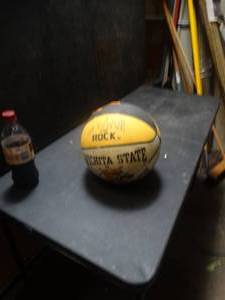 lot 22740 image: wichita state shockers basketball black yellow and white
