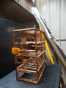lot 22750 image: Wooden Rack Wine Holder