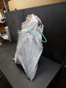 lot 22621 image: bag of hangers