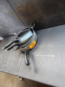 lot 22623 image: set of pots and pans coolers gray blue