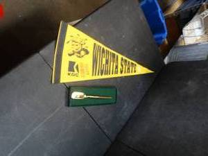 lot 22627 image: wichita state flag and letter opener