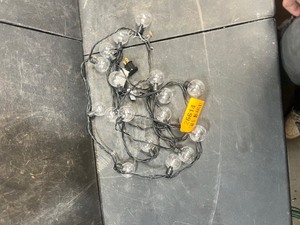 lot 26614 image: Outdoor Hanging Patio Lights