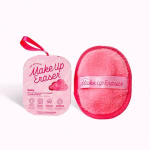 lot 140 image: MakeUp Eraser Daily Reusable Face Cleanser - Pink Soap-Free, Suitable for All Skin Types, One Wipe - Retail $6