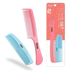 lot 149 image: 3 pkgs of Annie International Bush Comb & Pocket Comb - 2pc - Retail $6