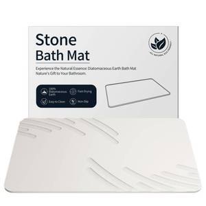 lot 435 image: ZIKIBL Stone Bath Mat Easy to Clean��24  16��