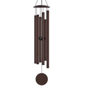 lot 474 image: Metal Wind Chimes for Outside, 38 Large Aluminium Wind Chimes Brown Deep Tone Windchimes Outdoors Decor, Garden, Patio, Yard, Backyard& Front Porch Decor, Gift for Mothers Mom Women Men - Retail $22