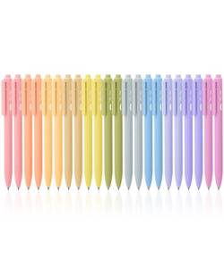 lot 493 image: Mr. Pen- Retractable Gel Pens, 22 Pack, Black Ink, Mild Pastel Barrel, Fine Point 0.5 mm, Fast Dry, Smooth Writing, Cute Gel Ink Pens Bulk for Drawing, Writing Planner and School Supplies - Retail $9