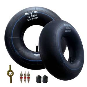 lot 503 image: (2-Pack) Premium 15x6.00-6 Inner Tubes with TR-13 Straight Valve Stem - for Lawn Mower, Snow Blower, Riding Mowers, ATVs, Go-Karts, Golf Carts - Heavy-Duty Replacement Inner Tube,600-6,6.50-6,5.30-6 - Retail $13