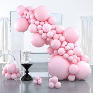 lot 528 image: PartyWoo Light Pink Balloons 127pcs Different Sizes of 36 18 12 10 5 Inch Pastel Pale Baby Pink Balloon Arch Kit for Baby Shower Bachelorette Bridal Shower Birthday Party Decorations Pink-Y48 - Retail $10