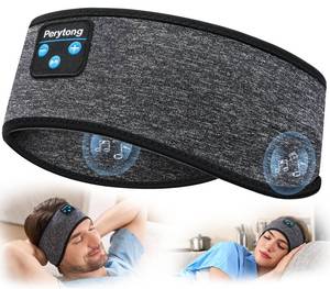 lot 574 image: Perytong Sleep Headphones Bluetooth 5.4 Headband, Sports Wireless Earphones Sweat Resistant Earbuds Sleeping Headphone with Ultra-Thin HD Stereo Speaker for Workout Running Cool Gadgets Unique Gifts - Retail $16