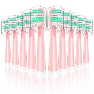 lot 575 image: Compatible with Rtauys Electric Toothbrush Replacement Brush Heads,for Rtauys Electric Toothbrush,10 Pack (Pink, Medium) - Retail $8